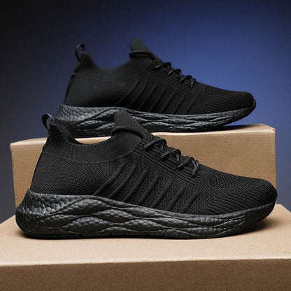 Men's Flying Woven Sneakers - Breathable Mesh Casual Shoes for 2025 - Buy Center