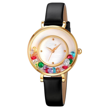 Elegant Gemstone Ball Women's Watch - Stylish Sports Timepiece 2025 - Buy Center