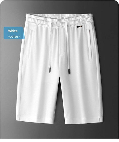 Buycenter Men's Mulberry Silk Straight Shorts - Cool & Skin-Friendly - Buy Center