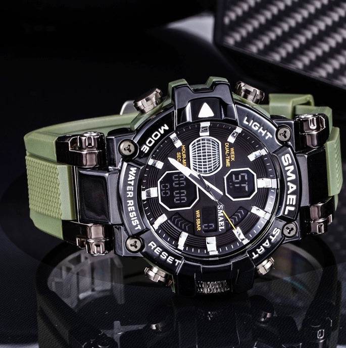 Buycenter Men's Waterproof Fitness Watch - 50M, 49MM Stylish Dial - Buy Center