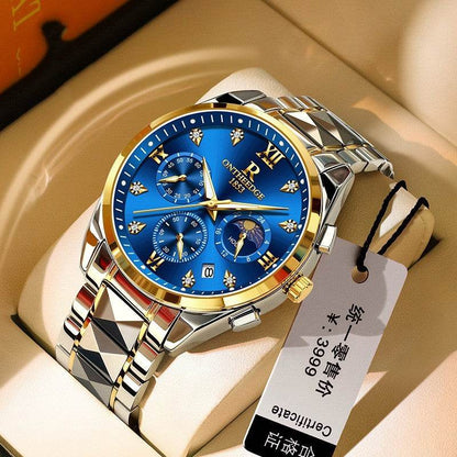 Elegant Waterproof Tungsten Steel Quartz Business Watch - 2025 Style - Buy Center
