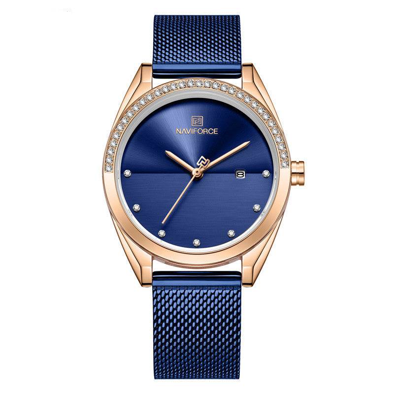 Stylish Waterproof Quartz Watch for Women - Calendar & World Time Feature - Buy Center