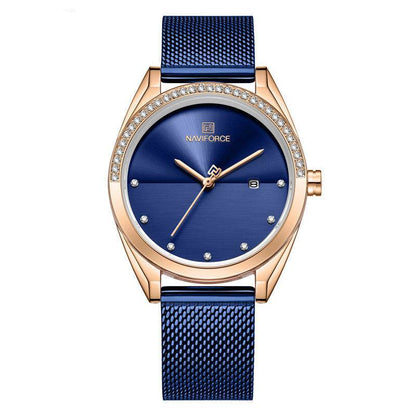 Stylish Waterproof Quartz Watch for Women - Calendar & World Time Feature - Buy Center