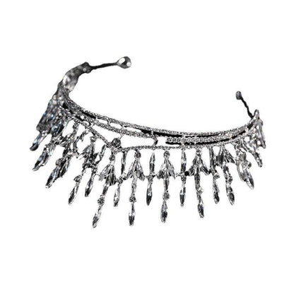 Elegant Rhinestone Wedding Hair Crown - Stunning Bridal Headdress 2025 - Buy Center