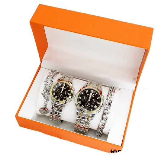 Couple Quartz Watch Suit - Stylish Timepieces for Him and Her 2025 - Buy Center