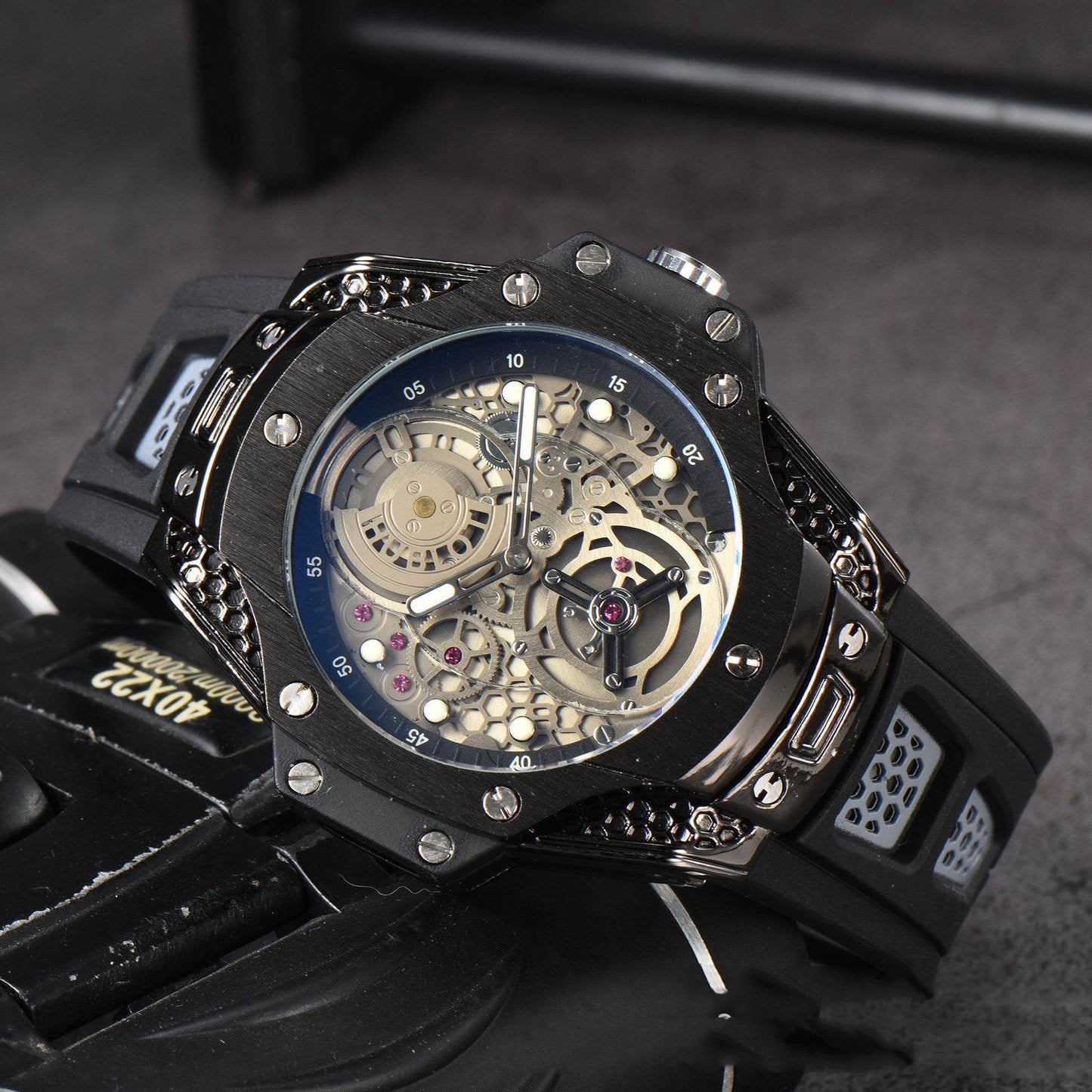 Buy Center Men's Quartz Tape Watch - Stylish Business Timepiece, 46mm Dial - Buy Center