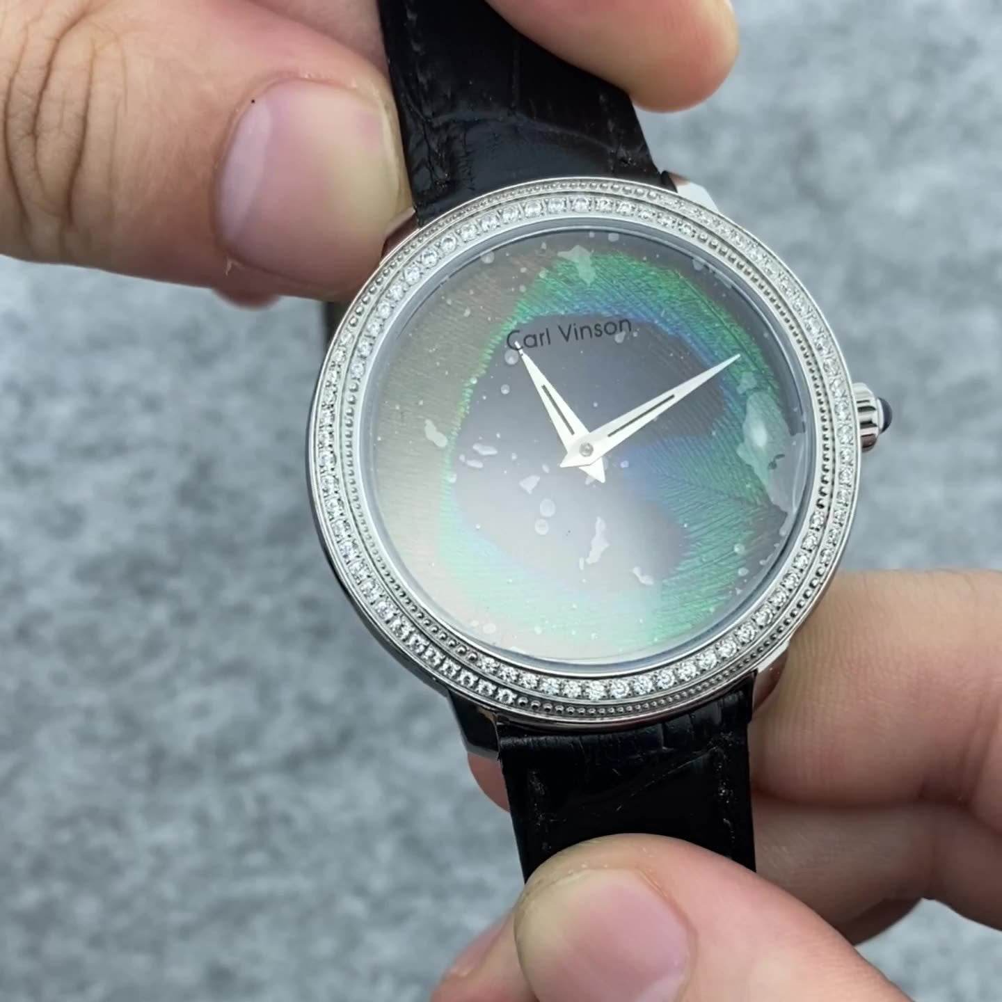 Buycenter Women's Waterproof Belt Watch - Feather Dial & Quartz Movement - Buy Center