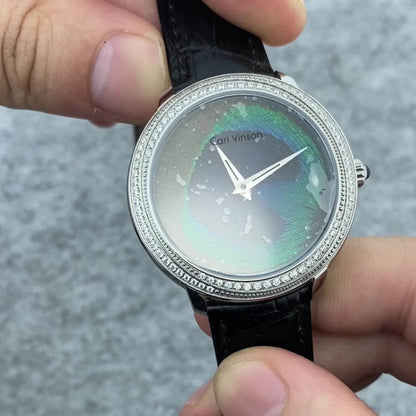 Buycenter Women's Waterproof Belt Watch - Feather Dial & Quartz Movement - Buy Center