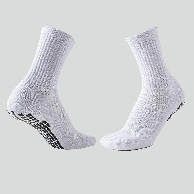 Solid Color Non-Slip Football Socks - Shock-Absorbing, Wear-Resistant Design - Buy Center