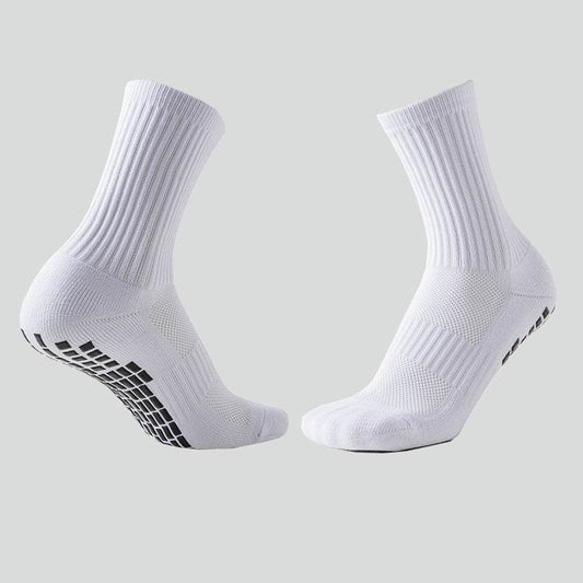 Solid Color Non-Slip Football Socks - Shock-Absorbing, Wear-Resistant Design - Buy Center