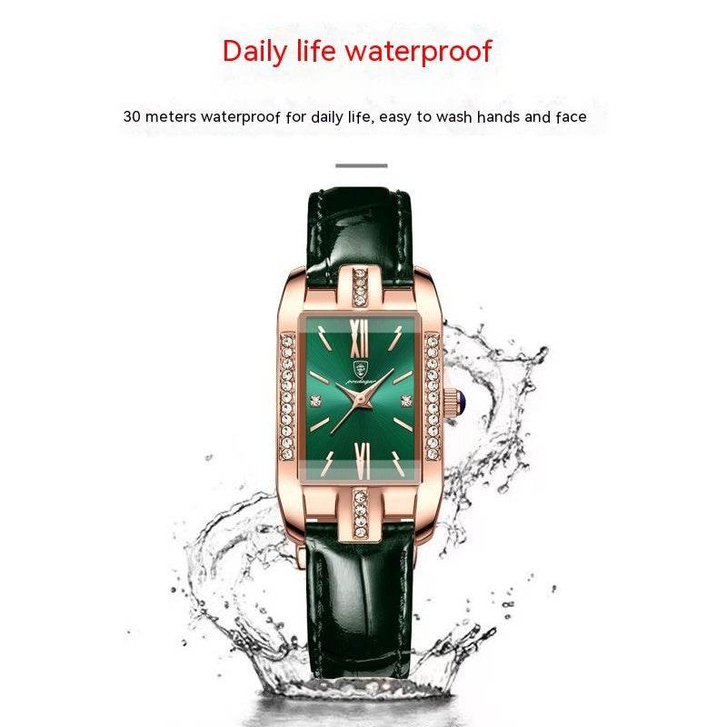 Waterproof Ultra-Thin Quartz Watch for Women - Stylish Rose Gold Design - Buy Center