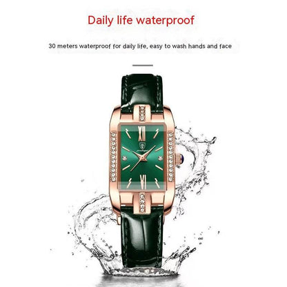 Waterproof Ultra-Thin Quartz Watch for Women - Stylish Rose Gold Design - Buy Center
