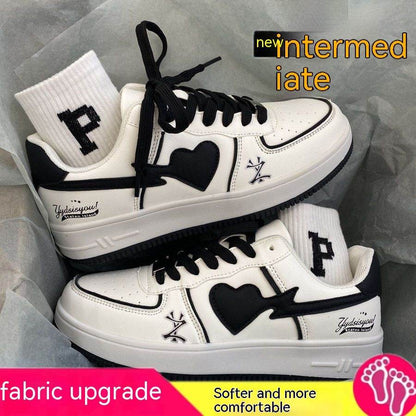 Trendy Love Women's Casual White Shoes - Lightweight, Versatile Style - Buy Center