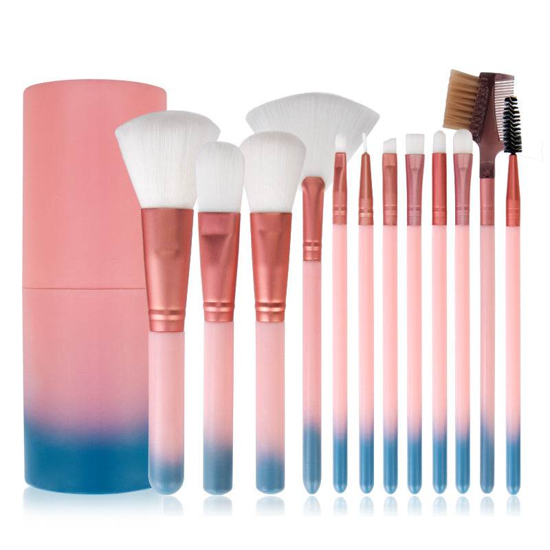 Buy Center 12 Makeup Brushes Set - Premium Soft Synthetic for Flawless Look - Buy Center