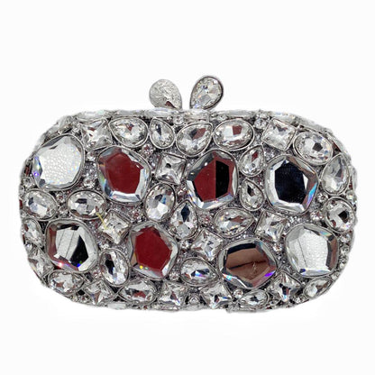 Elegant Hand-held Diamond Evening Bag - Custom Colors & Stylish Design - Buy Center