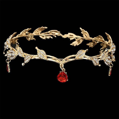 Elegant Rhinestone Hair Accessories - Forehead Crown for Weddings & Events - Buy Center