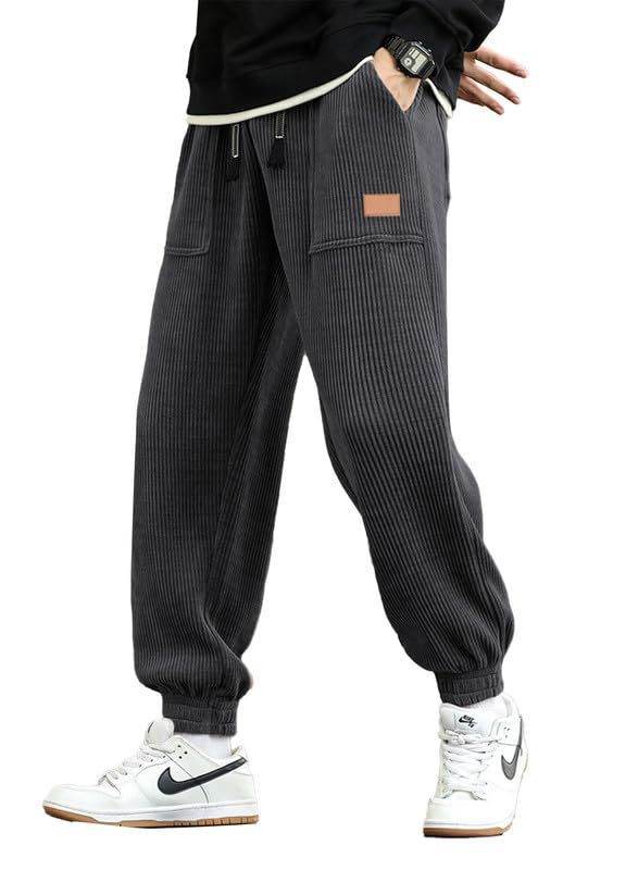 Men's Loose Corduroy Overalls - Comfortable Jogging Pants, Trendy Styles 2025 - Buy Center