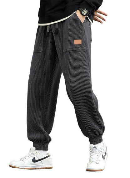 Men's Loose Corduroy Overalls - Comfortable Jogging Pants, Trendy Styles 2025 - Buy Center