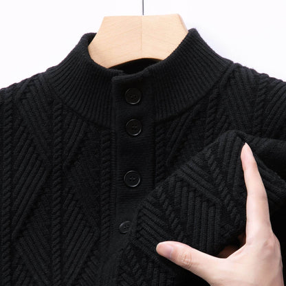 Buycenter Men's Warm Fashion Sweater - Trendy Pullover in 2025 Styles - Buy Center