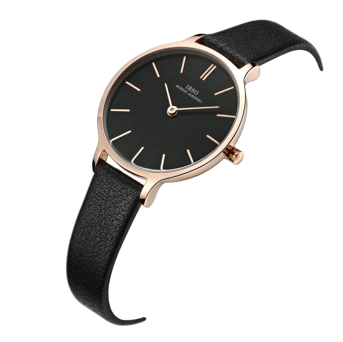 Women's Elegant Waterproof Quartz Watch - Stylish Leather Strap, 30M - Buy Center