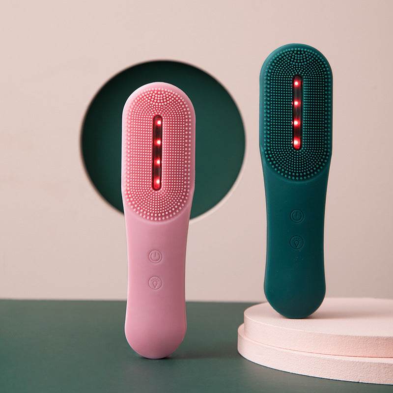 Beauty Into The Face Cleanser Set - Ultrasonic Vibration & Red Light Therapy - Buy Center