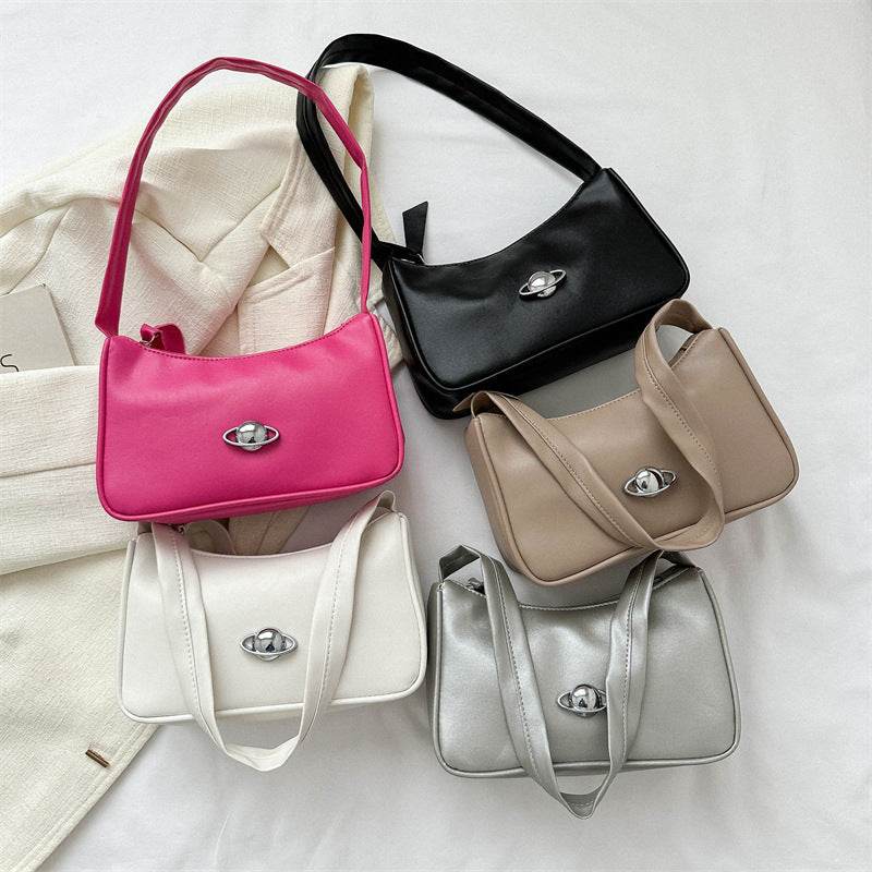 Simple Temperament Shoulder Bag - Chic Evening Accessory in Trending Colors - Buy Center