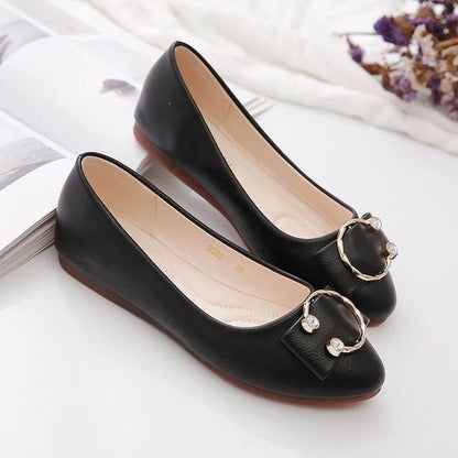 Buycenter Soft Bottom Mary Jane Flats - Casual Low-Cut Shoes for Everyday Use - Buy Center