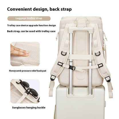 Men's Leisure Travel Backpack - Large Capacity, Breathable Oxford Cloth - Buy Center