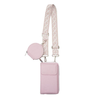 Stylish Women's Messenger Bag - Trendy PU One Shoulder Phone & Coin Purse - Buy Center