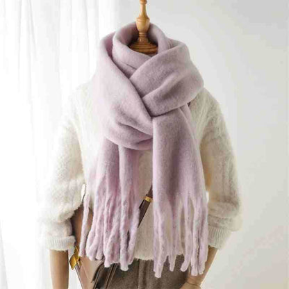 Women's Cashmere Winter Scarf - Soft Terylene Wrap for Cold Weather Style - Buy Center