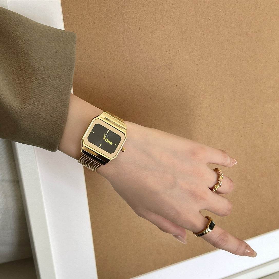 Light Luxury Women's Watch - Elegant Square Dial in Stunning Colors - Buy Center