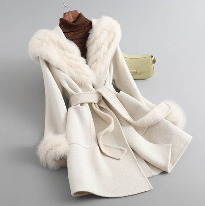 Buycenter Women's Slim Fit Sheepskin Coat - Perfect for Autumn & Winter - Buy Center