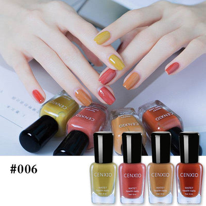 Water-Based Nail Polish Set - 4 Odorless Colors, Easy Peel-Off Formula - Buy Center
