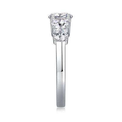 Buy Center Luxury Moissanite Diamond Rings - 925 Silver Jewelry Collection - Buy Center