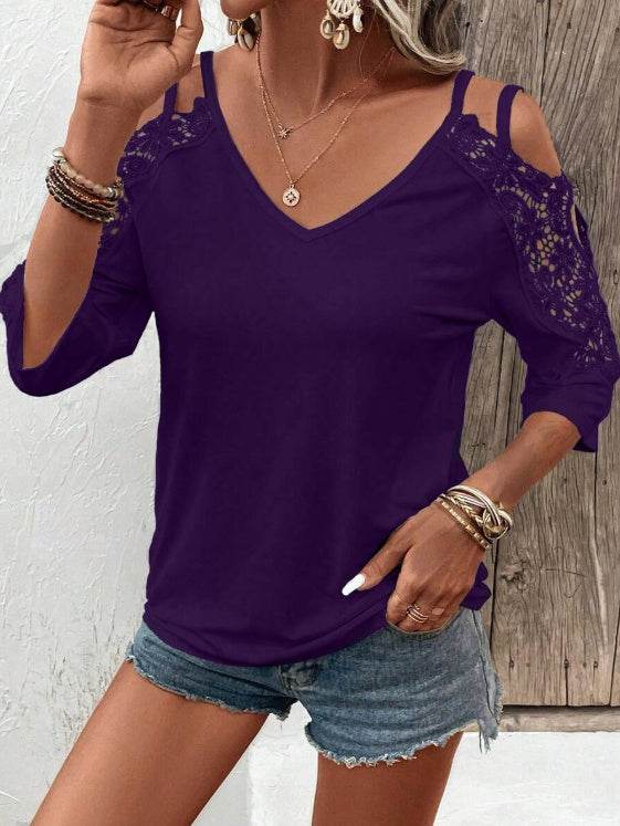 Buycenter Women's Casual Short Sleeve Top - Lightweight and Stylish - Buy Center