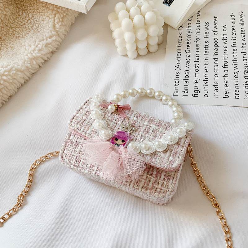 Girl's Pearl Handbag - Waterproof, Anti-Theft, Trendy Korean Design - Buy Center