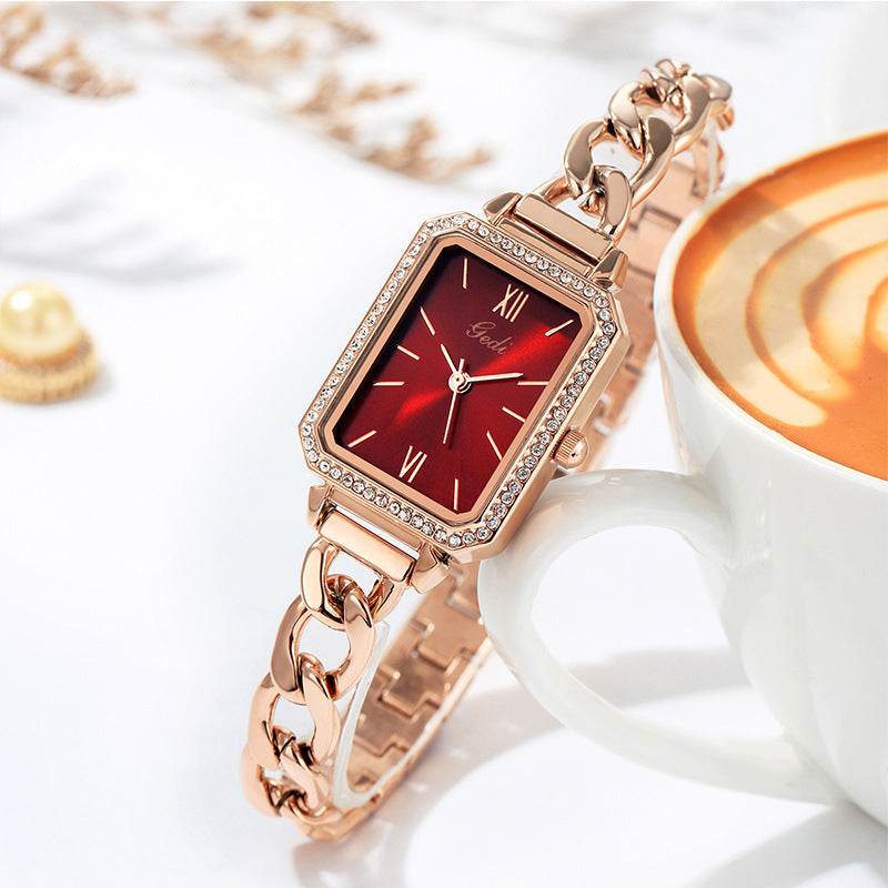 Luxury Rhinestone Denim Watch - Elegant Green Design for Women 2025 - Buy Center