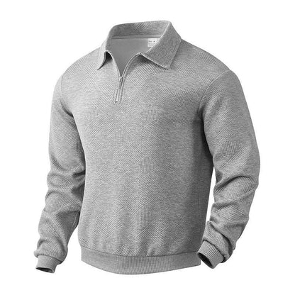 Buycenter Men's Loose-Fitting Pullover - Casual Long Sleeve Top - Buy Center