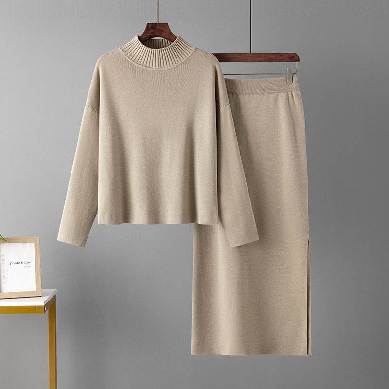 Buycenter Women's Fashion Two-Piece Sweater Set - Stylish & Comfortable - Buy Center