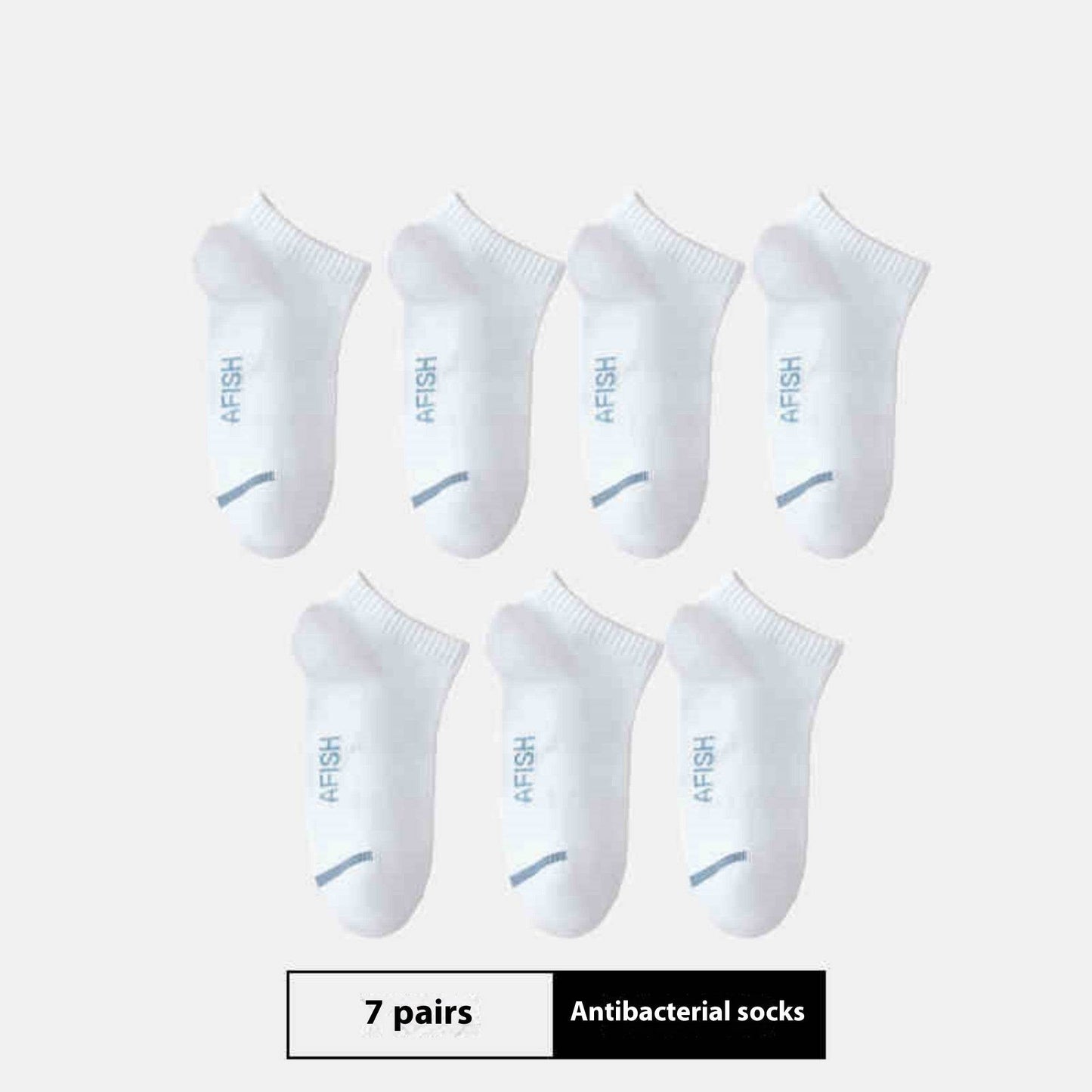 Men's Thin Sport Socks - Breathable Cotton, 7 Pairs for All Seasons - Buy Center