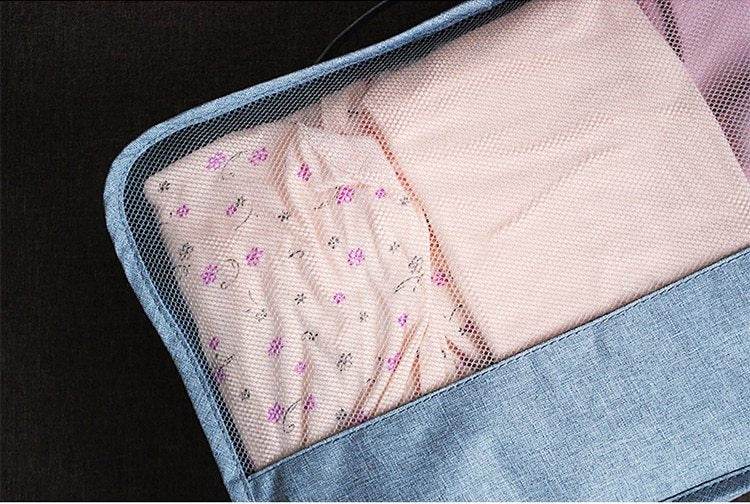 Stylish Waterproof Travel Tote Bag Set of 7 - Perfect for Modern Travelers - Buy Center