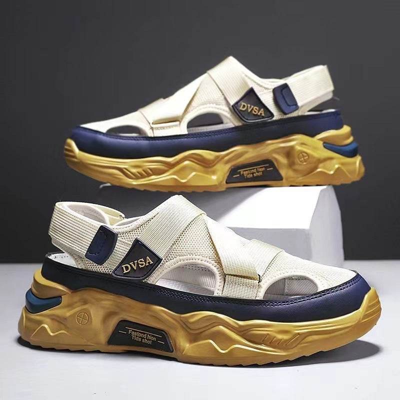 Lightweight Men's Summer Platform Sandals - Non-Slip Breathable Mesh - Buy Center