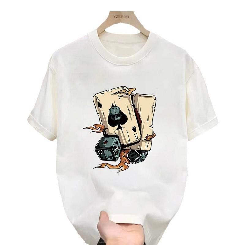 Buycenter High Street Printed Motorcycle T-Shirt - Short Sleeve for Casual Style - Buy Center