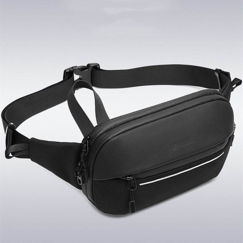Korean Version Men's Waist Bag - Stylish Expandable Messenger for 2025 - Buy Center