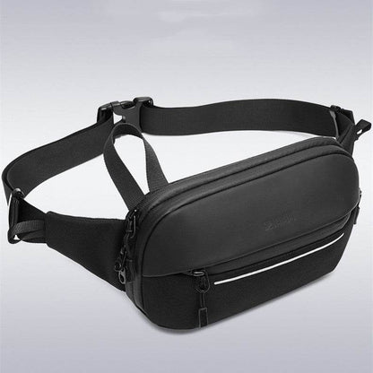 Korean Version Men's Waist Bag - Stylish Expandable Messenger for 2025 - Buy Center