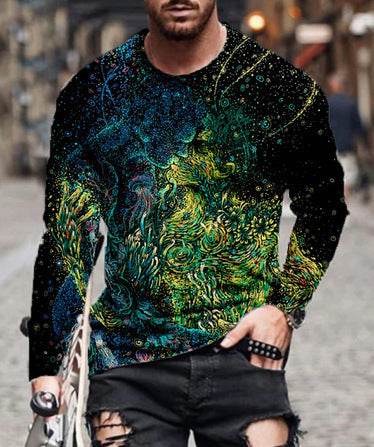 Summer Loose Crew Neck T-Shirt - 3D Print & Stylish Polyester Fabric - Buy Center