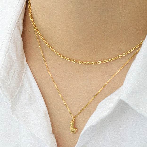 Minimalist Pig Nose Necklace - 925 Sterling Silver for Women, Adjustable Length - Buy Center