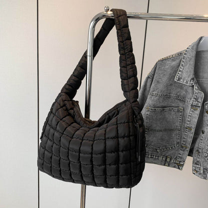 Buycenter Women's Large Capacity Pleated Cloud Shoulder Bag - Fashionable & Versatile - Buy Center