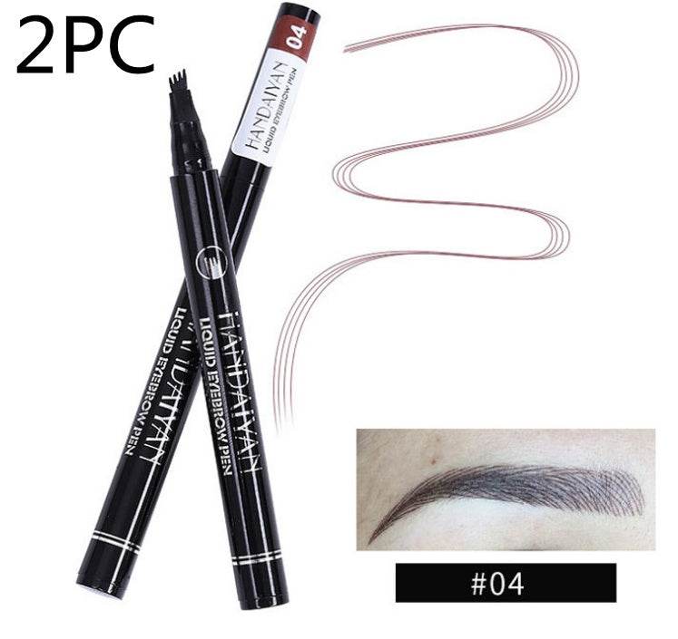 Microblading Eyebrow Pencil - Waterproof Fork Tip for Flawless Brows - Buy Center
