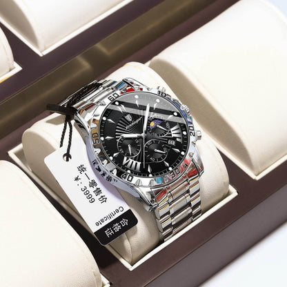 Buycenter Men's Luminous Quartz Watch - Stylish & Multifunctional Accessories - Buy Center